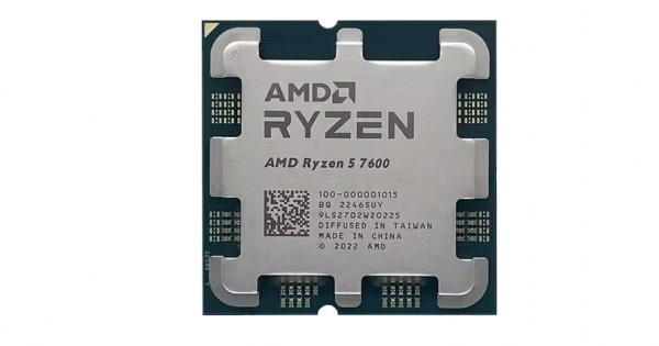 AMD Ryzen 5 7600 Tray Processor – 6 Cores, 12 Threads, Up to